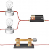 What is the conceptual basis for a simple current-divider circuit?